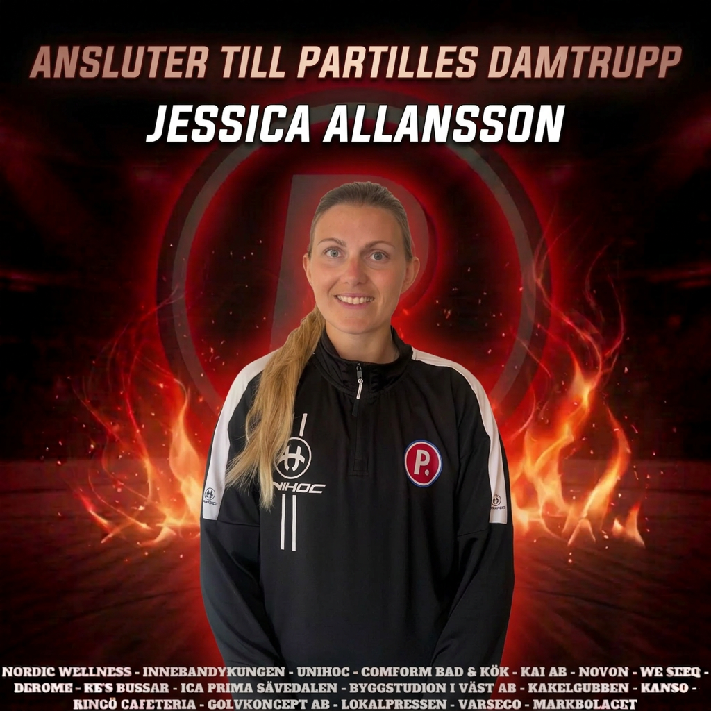 Jessica Allansson ansluter till FBC Partilles damtrupp!